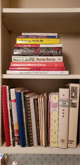 (29) Assorted Cookbooks