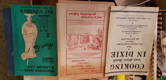 (12) Assorted Cookbooks Southern Cooking 1941,