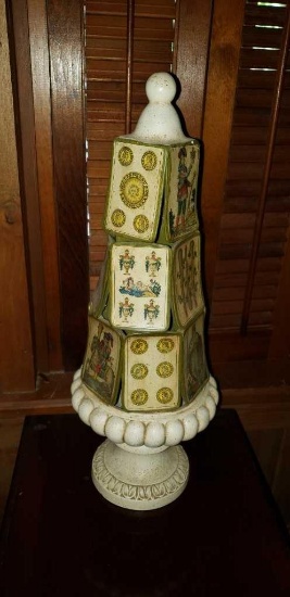 Vintage Chalkware-Made in Italy 19"Tall