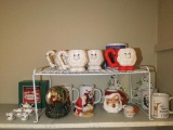 Assorted Christmas Mugs & Decorations Musical