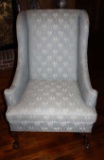 Upholstered Chair with Ball & Claw Feet--