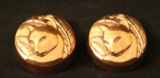 (2) Copper Paper Weights by Crowning Touch