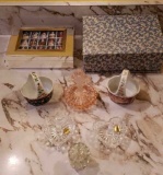 Jewelry Boxes, Trinket Dishes, Perfume Bottle,Etc