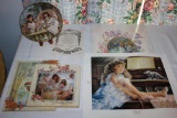 Assorted Sandra Kuck Items: Collector Plate-