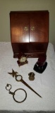 Assorted Vintage Desk Accessories File/Letter