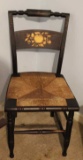 Painted Chair w/Rush Seat