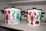 (2) Seafood Pots