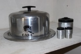 Vintage Aluminum Kitchenware: Covered Cake