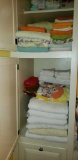 (2) Shelves Assorted Towels, Etc