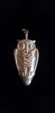 Sterling Owl Pendant-Gorham