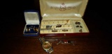 Assorted Mens Jewelry & Travel Case