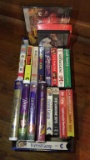Assorted VHS Tapes and DVDs