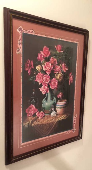 Framed & Matted Print--19 1/2" x 25"