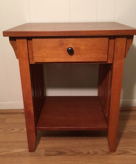 Mission-Style One-Drawer End Table--