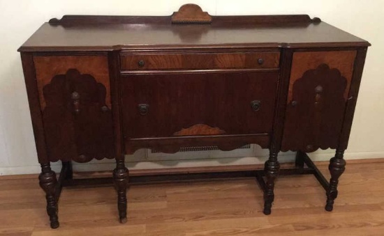 Depression Era Buffet with Turned Legs,