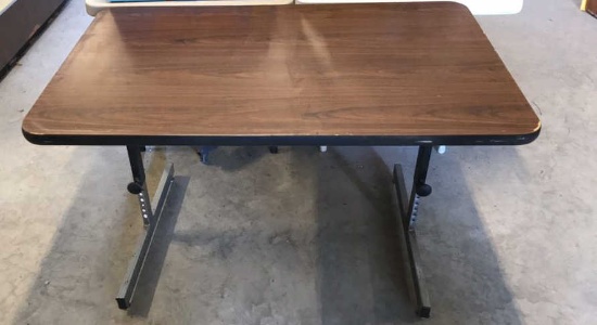 Adjustable Computer Table--48" x 30", 30" High