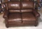 Leather Loveseat by Encore Home Design