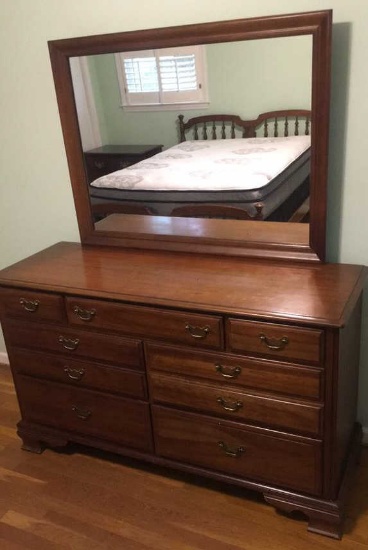 Dresser with Mirror--54" x 19", 32" High--Mirror