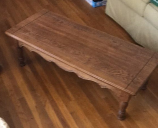 Coffee Table--52" x 22 1/4", 15" High