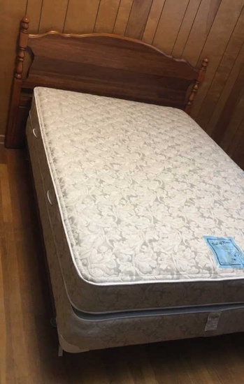 Full-Size Bed with Queen-Size Headboard