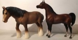 (2) Breyer Horses:  (1) Clydesdale