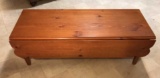 Pine Drop-Leaf Coffee Table--50