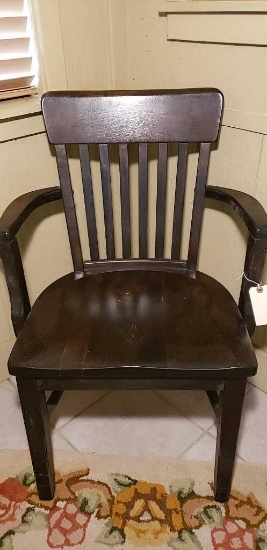 Vintage Wood Office Chair