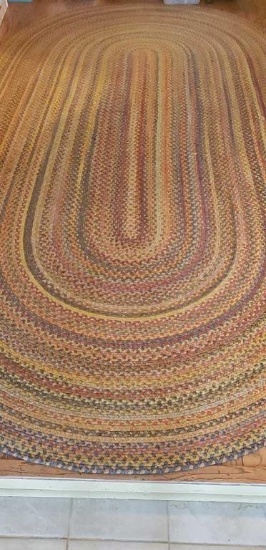 Oval Braided Rug 12" x 7"