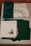 Christmas Linens: Embroidrred Tablecloth 64