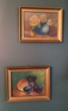 (2) Framed Paintings: 9 1/2