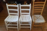 (3) Ladderback Chairs