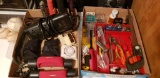 (2) Boxes Assorted Tools & Drop Cords