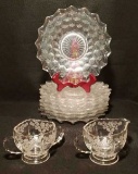 Assorted Glass: (8) Fostoria 