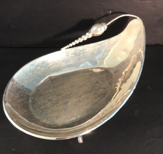 Vintage Sterling Silver Foot Dish--P. Lopez