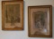 (2) Antique Framed French Steel Engravings:
