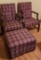 (2) Chippendale-Style Upholstered Chairs