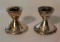 (2) Sterling Weighted Candle Holders