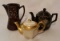 (2) Teapots-Sadler, Etc (1 repaired lid); (1)