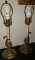 Pair of Brass Table Lamps--19