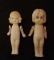 (2) Bisque Porcelain Kewpie Dolls 2 3/4