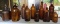 Assorted Vintage Amber Bottles: Clorox,
