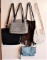 (5) Handbags/Purses:  Suede with Fringe,