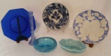 Assorted Collectible Glass & Plates including