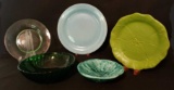 (5) Collectible Dishes:  Vernon Ware Dinner Plate,