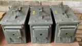 (3) Vintage Ammo Boxes