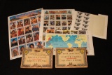 Assorted War Stamps & Legends of the West;