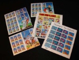 Assorted Cartoon Stamp Sheets
