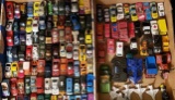 (2) Boxes Toy Cars: Hot Wheels, Matchbox, ERTL,