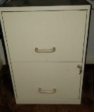2-Drawer Locking Filing Cabinet w/Keys