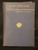 Anna Karenina Book by Count Lyof N. Tolstoi c1914
